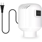 Electric Pump For Vacuum Storage Bags Travel Vacuum Pump For Various Vacuum Seal Bags Portable Vacpack Air Pump For Compression Clothing Blanket Luggage White(Storage Bag Not Included)