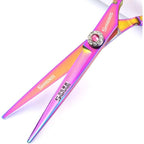 5.5/6 /7 Inch Purple Scissors Knight Professional Japanese Hair Scissors Barber Scissors Set (6 Inch 3Pc)