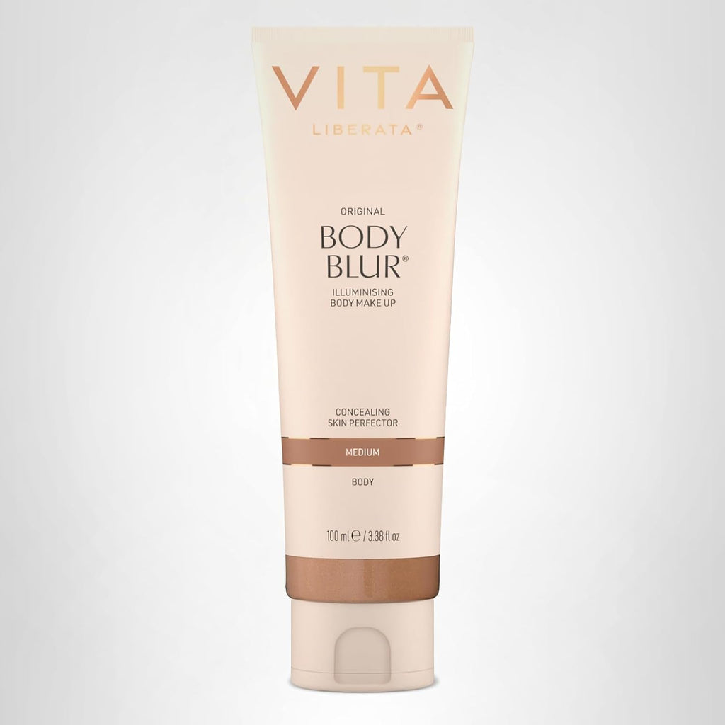 Vita Liberata Body Blur, Leg And Body Makeup. Skin Perfecting Body Foundation For Flawless Bronze, Easy Application, Radiant Glow, Evens Skin Tone, New Packaging