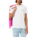 Lacoste Men'S Short Sleeve Pima Jersey Crew Neck Tee