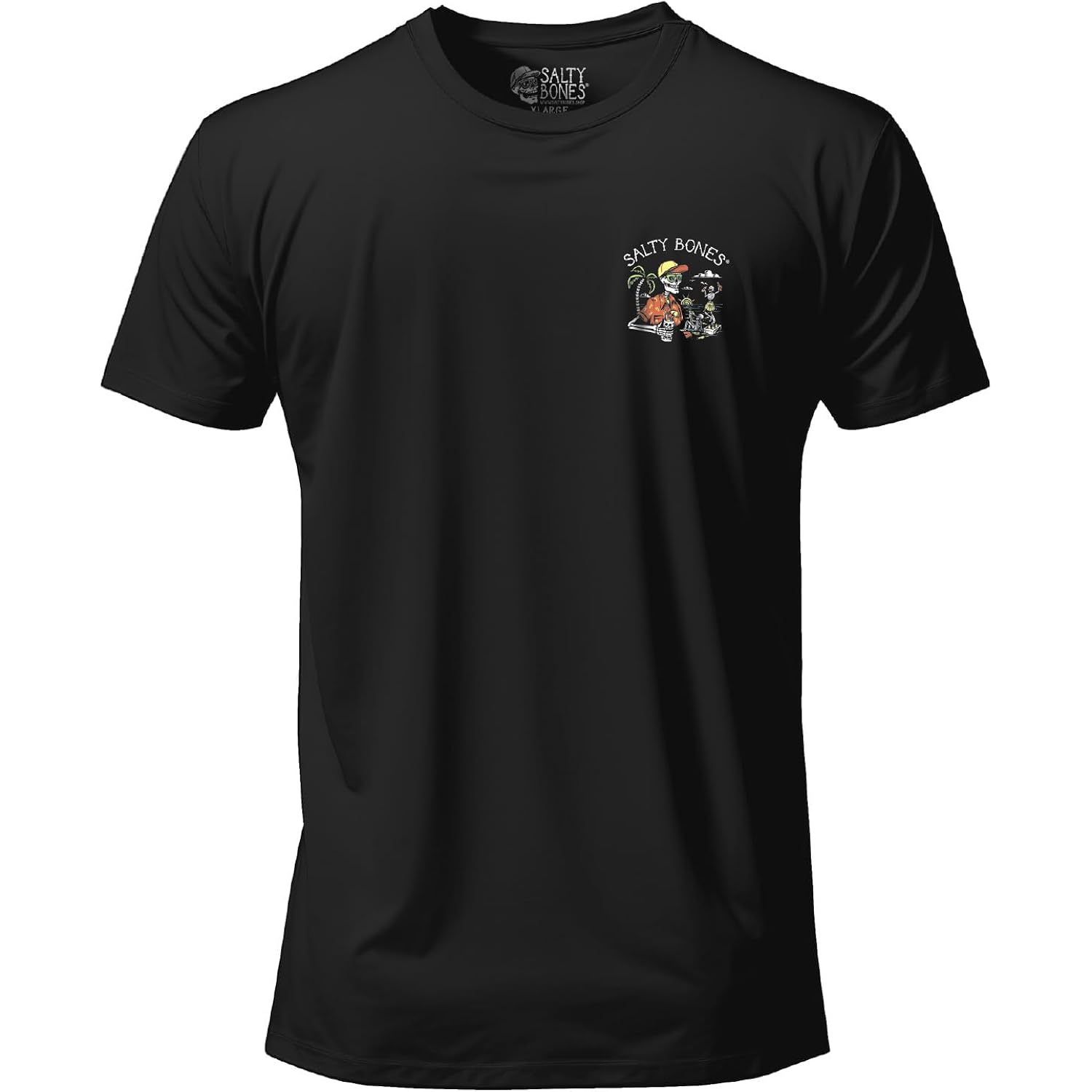 Salty Bones On My Way To Making Bad Decisions T-Shirt, 100% Ringspun Cotton, Classic Fit,Printed In Usa