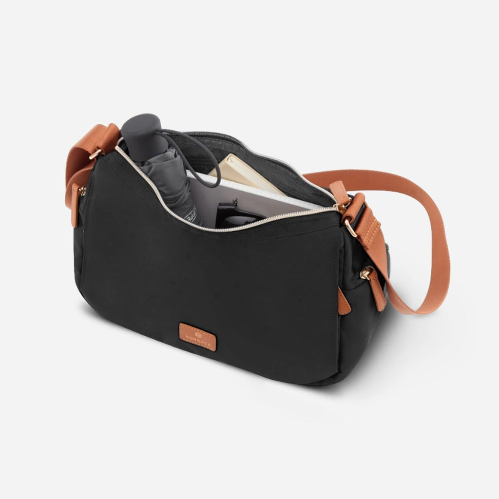Nordace Siena Hobo Crossbody Bag - Secure RFID Blocking Pocket and Hidden Compartments for Travel Shoulder Bag