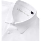 Alimens & Gentle Stretch Mens Dress Shirts Slim Fit Long Sleeve Casual Skinny Muscle Fit Wrinkle Free Button Down Shirt