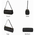 Donnain Premium Full Grained Leather Crossbody Purses For Women, Barrel Bag And Hobo Bags For Women With Adjustable Strap