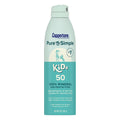Coppertone Pure And Simple Kids Sunscreen Spray Spf 50, Zinc Oxide Mineral Sunscreen For Sensitive Skin, Hypoallergenic And Tear Free, 5 Oz Can
