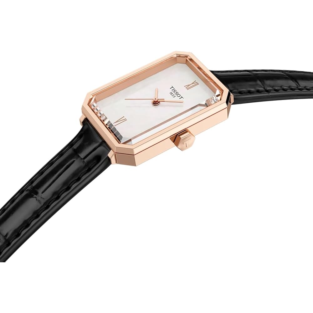 Tissot Srv, Swiss Quartz Watch For Women, Stainless Steel Case, White Mother Of Pearl Dial, T1601103611300