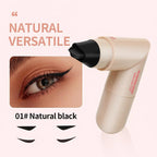 2 Pcs Dual-Ended Eyeliner Stamp, Easy To Apply Cat Eye Stamp With L/R Markings, Waterproof & Smudge-Resistant, Beginner-Friendly Winged Eyeliner (Black)