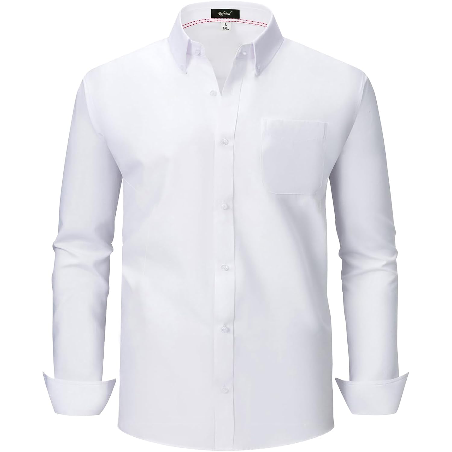 Oxford Dress Shirts For Men Big And Tall(Size Xxl Big-6Xl Big&Tall) Button Down Long Sleeve Business Casual Collared Shirts