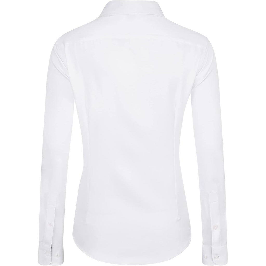 Womens Dress Shirts Long Sleeve Button Down Shirt Wrinkle-Free Business Casual Blouse Office Work Tops