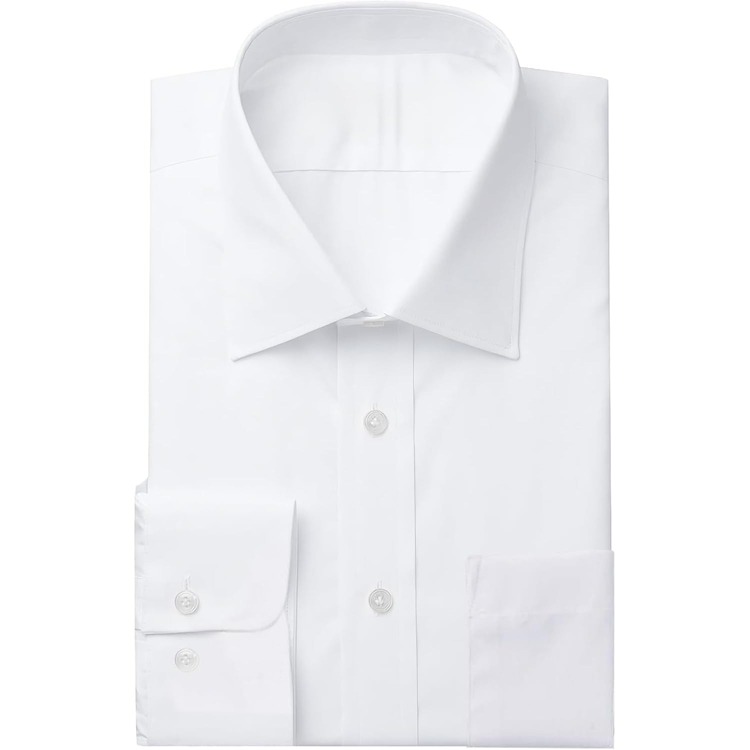 Mens Dress Shirts Long Sleeve Collared Stretch Solid Formal Wedding Dating Business Casual Button Down Shirt Pocket