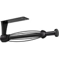 Paper Towel Holder Under Cabinet, Single Hand Operable Wall Mount With Damping Effect, Self-Adhesive Or Drilled For Kitchen Bathroom, Black