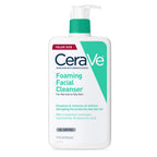 Cerave Foaming Facial Cleanser, Daily Face Wash For Oily Skin, Hyaluronic Acid + Ceramides + Niacinamide, Fragrance Free, Non-Drying Oil Control Face Wash, 19 Fluid Ounces