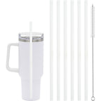 6 Pcs Replacement Straw For Stanley Adventure Quencher 40 Oz 30 Oz Cup Tumbler,Straws With Cleaning Brush For Stanley Accessories