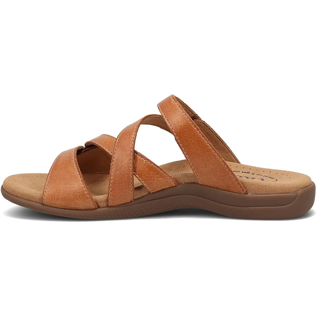 Taos Double U Premium Leather Women’S Sandal - Stylish Adjustable Strap Design With Arch Support, Cooling Gel Padding For All-Day Enjoyment And Walking Comfort