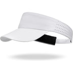 Sports Sun Visor with Reflective Brim for Men Women, Lightweight Soft Quick-Dry Visor Hat, Packable Tennis Golf Running Visor