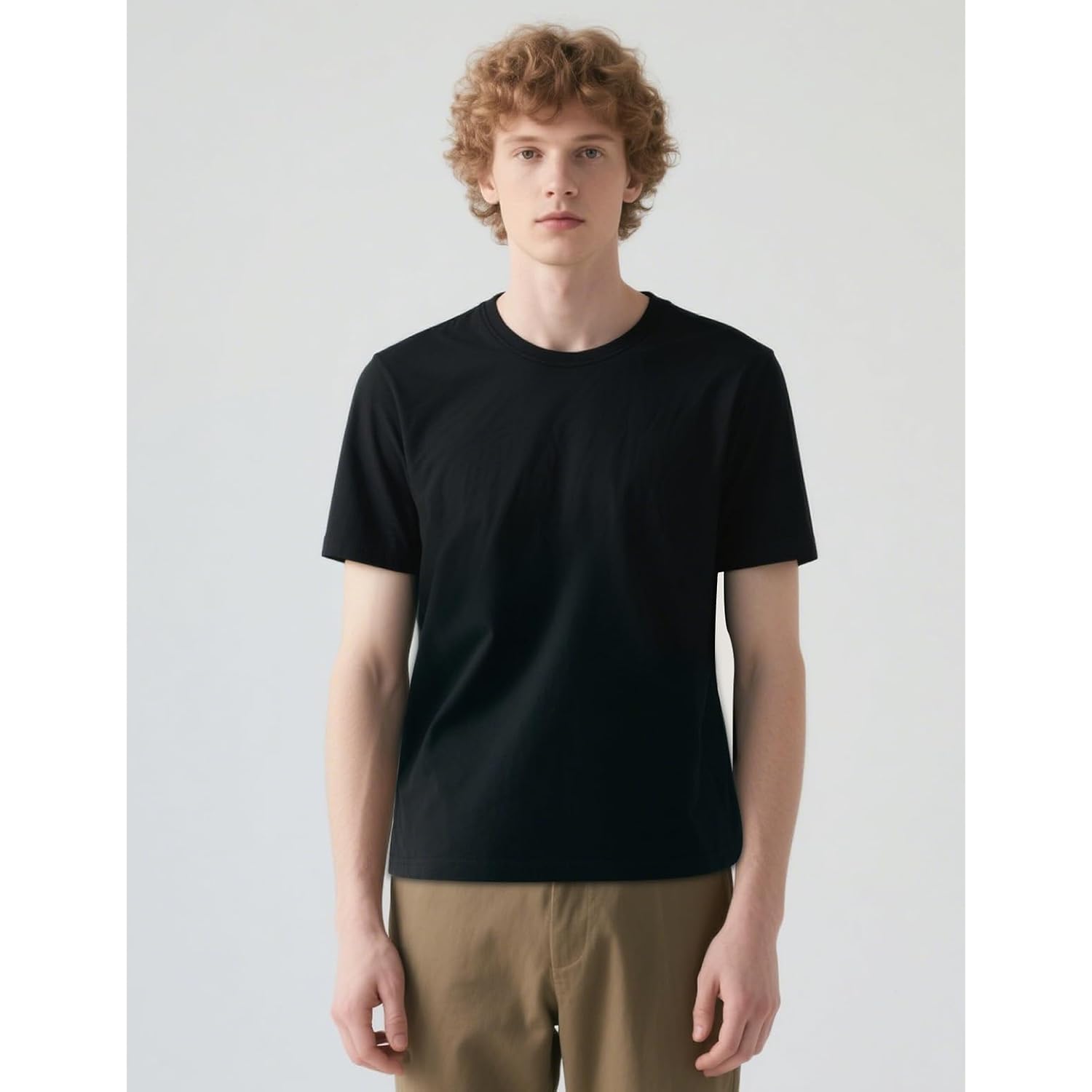 Okba 5 Pcs Black T Shirts Available For Men And Women Adult Round Neck Polyester Blank Tshirts Short Sleeve