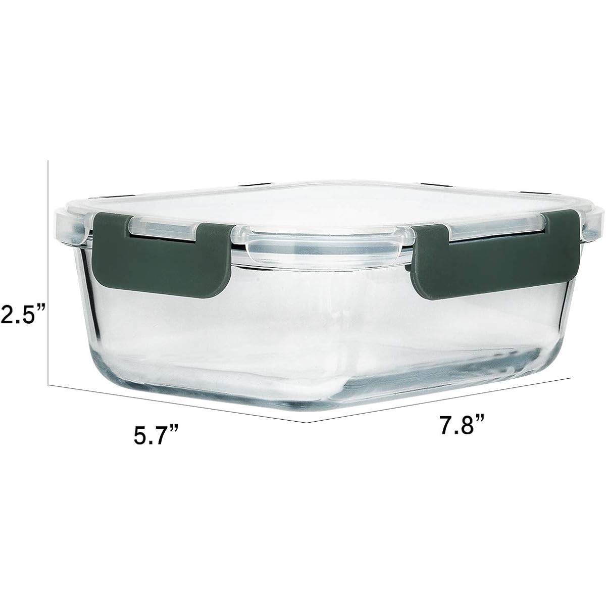[8-Pack,30 oz]Glass Meal Prep Containers,Glass Food Storage Containers,Airtight lunch Containers with Lids, Microwave, Oven, Freezer and Dishwasher