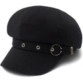 Women Beret Newsboy Hats Classic Autumn Spring Winter Cap Black