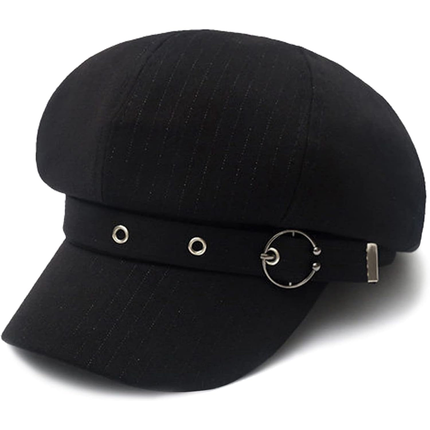 Women Beret Newsboy Hats Classic Autumn Spring Winter Cap Black