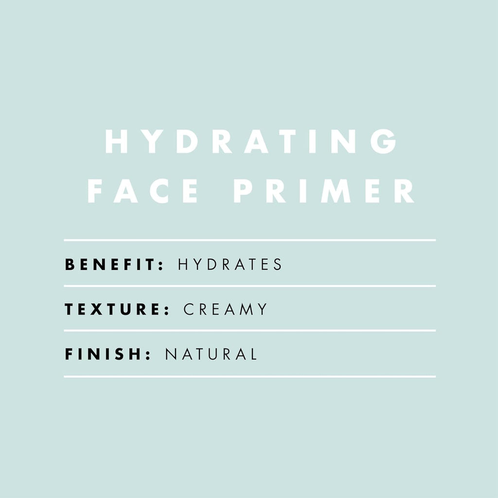 e.l.f. Hydrating Face Primer, Moisturizing Makeup Base, Smooths Pores & Fine Lines, Long-Lasting Wear, Preps Skin for Foundation Application, Small