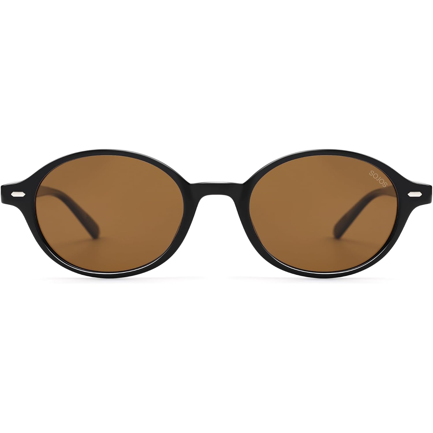 Sojos Retro Oval Round Polarized Sunglasses Womens Mens, Small Chic Vintage Trendy Sunnies Sj2611