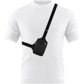 Peicees Mini Crossbody Sling Bag Dual Pocket Water Resistant Running Phone Holder Chest Shoulder Bag For Men Women Travel Gym