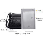 Crossbody Bags For Women Waterproof Shoulder Bag Messenger Bag Casual Pu Leather Ladies Purse Handbag Cross Body Hand Bag