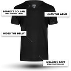Fresh Clean Threads Men'S T-Shirts V Neck Premium Basic Short Sleeve Tees - Fitted Style, Ultra Soft, Tag-Free Comfort