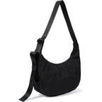 Medium Nylon Crossbody Crescent Bag: Slouchy Style Shoulder Casual With Adjustable Strap