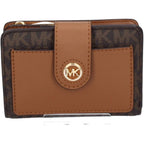 Michael Kors Women's Mk Charm Small Tab Compact Pocket Wallet