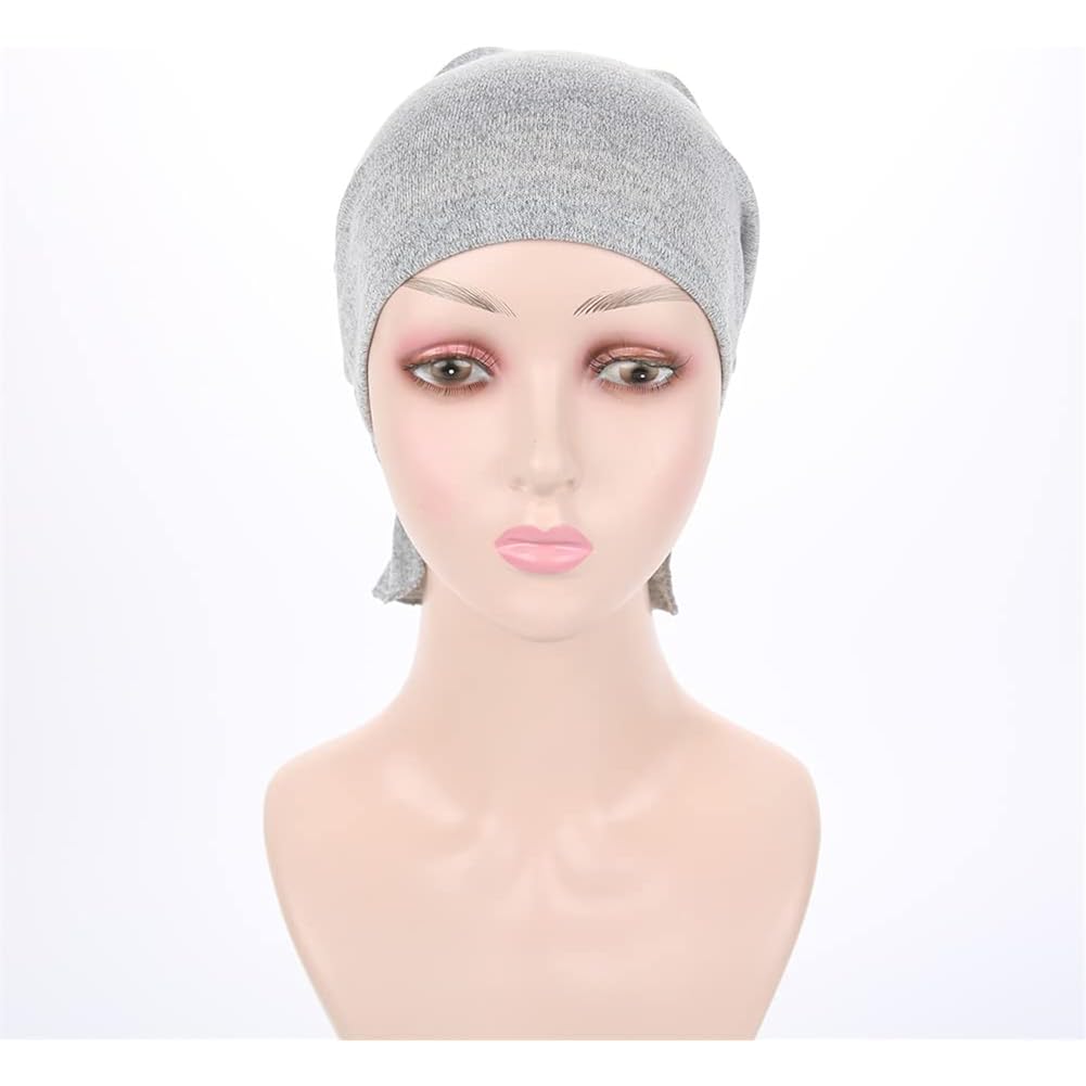 Pre Tied Head Scarves For Women Slip On Chemo Turban Hats Headwrap Caps For Cancer Hair Cover