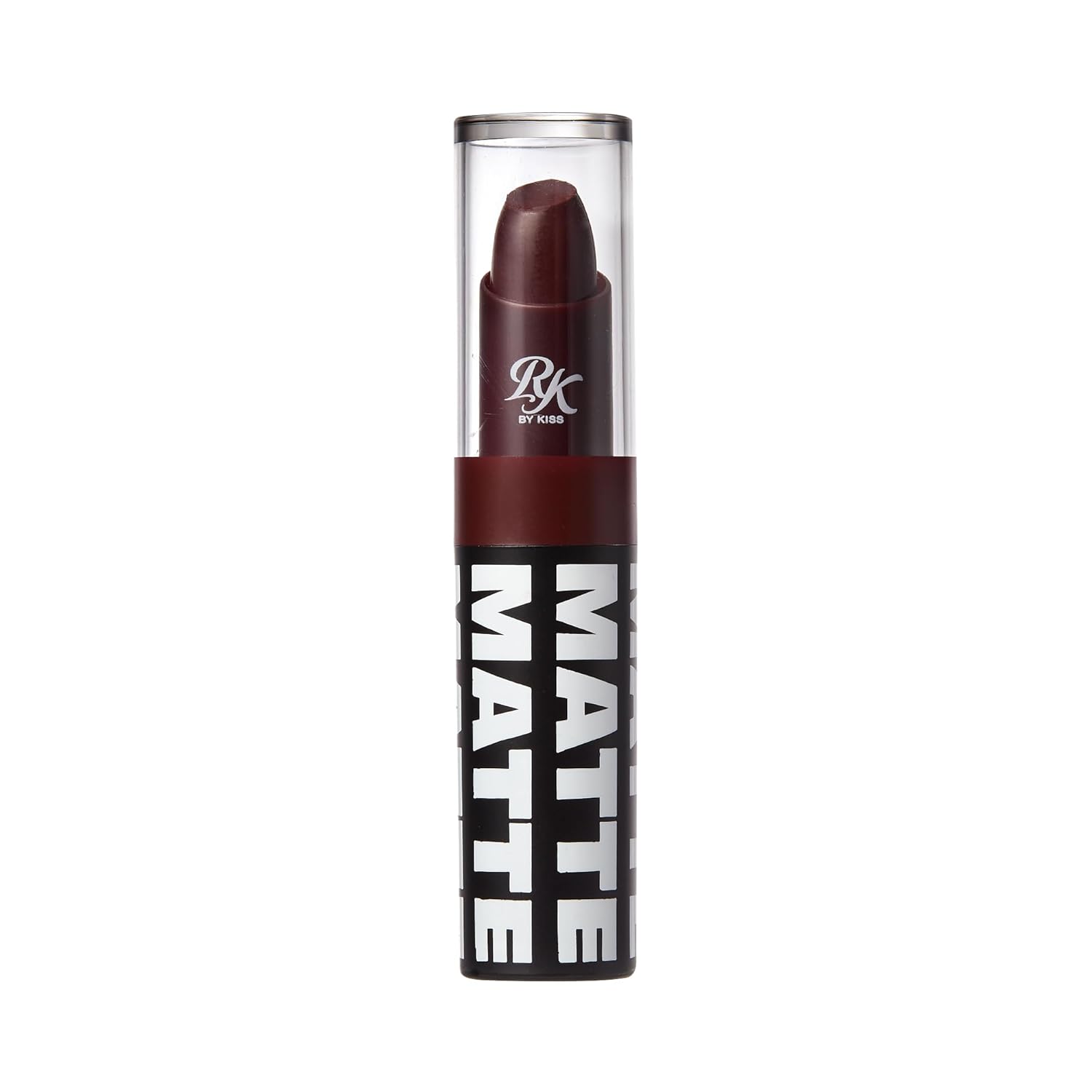 Ruby Kisses Lipstick, Matte Finish, Long-Lasting, Highly Pigmented, Smooth Apply, Full Coverage Lip Color Makeup (Berry Bossy)