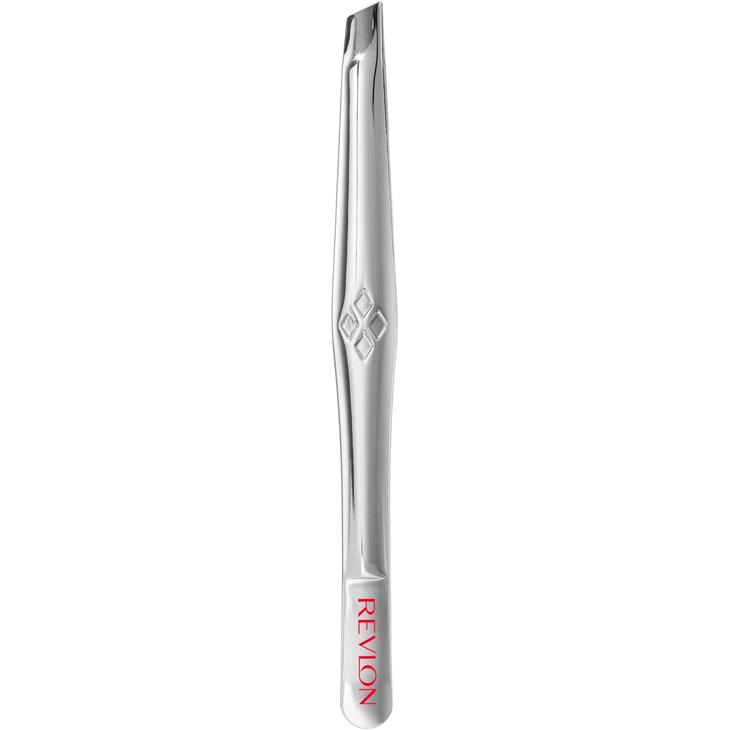 Revlon Multipurpose Hair Removal Tweezer, High Precision Slant Tip Tweezers for Men, Women & Kids, Stainless Steel (Pack of 1)
