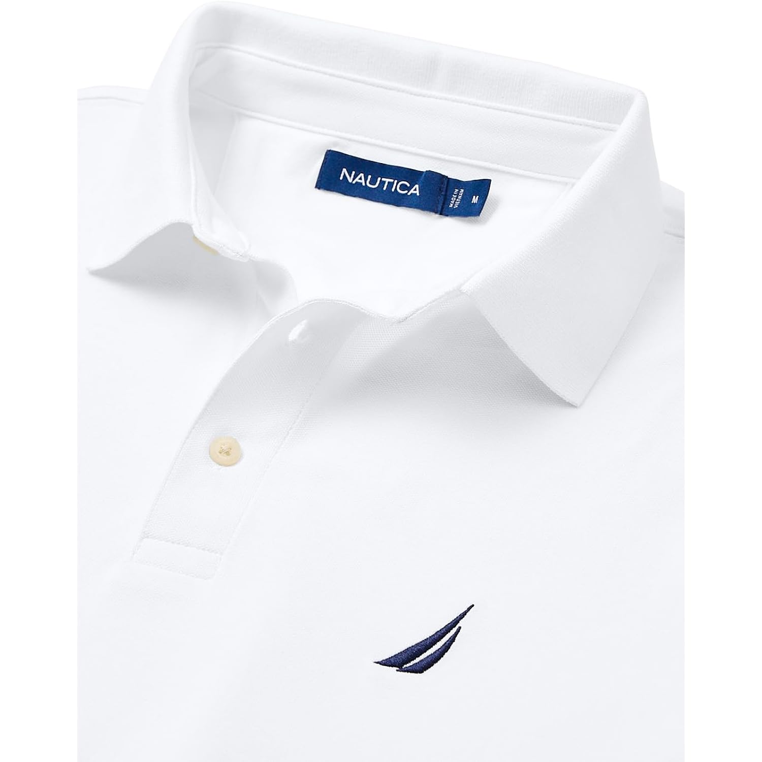 Nautica Men'S Short Sleeve Solid Stretch Cotton Pique Polo Shirt