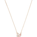 SWAROVSKI Dazzling Swan Necklace Rose Gold/Rose Gold Shiny Plating One Size