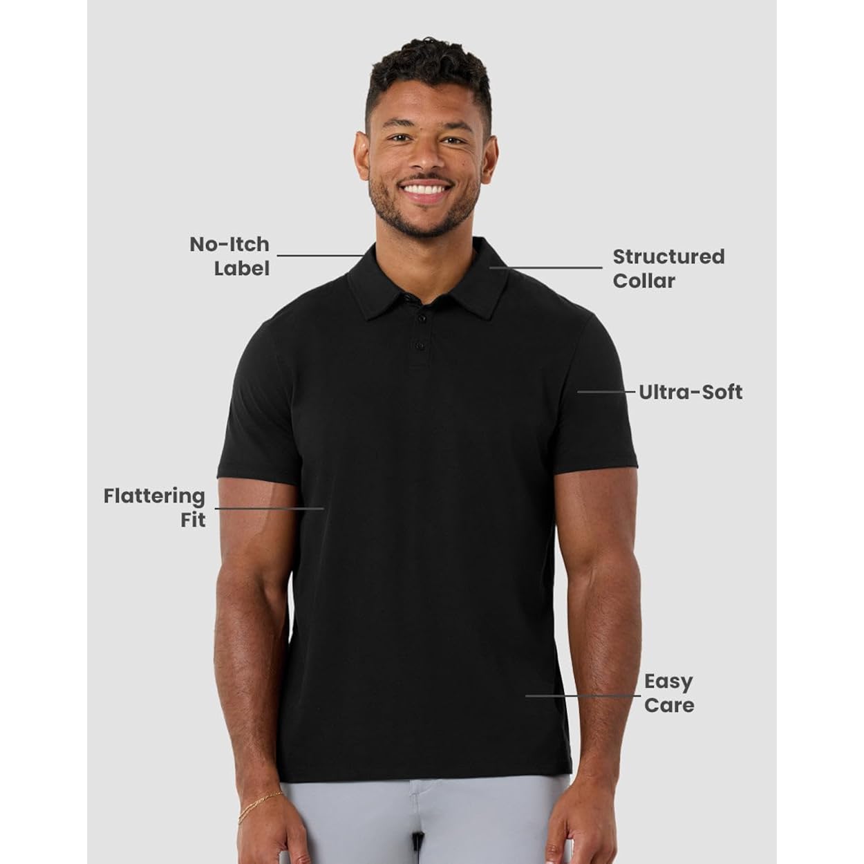 Into The Am Polo Shirts For Men - Soft Cotton Slim Fit Short Sleeve Collared Shirt Men S - 4Xl Fitted Polos