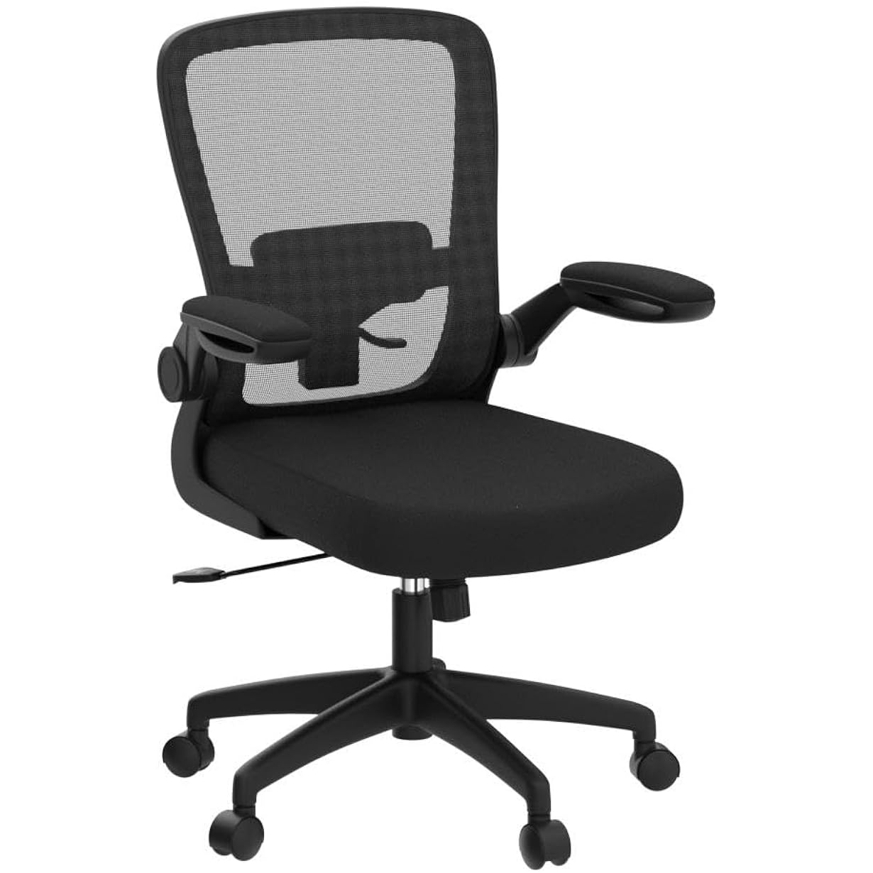 FelixKing Office Chair, Ergonomic Desk Chair Breathable Mesh Chairs Adjustable High Back Lumbar Support Flip-up Armrests, Executive Rolling Swivel Comfy Computer Chairs Home Office Black