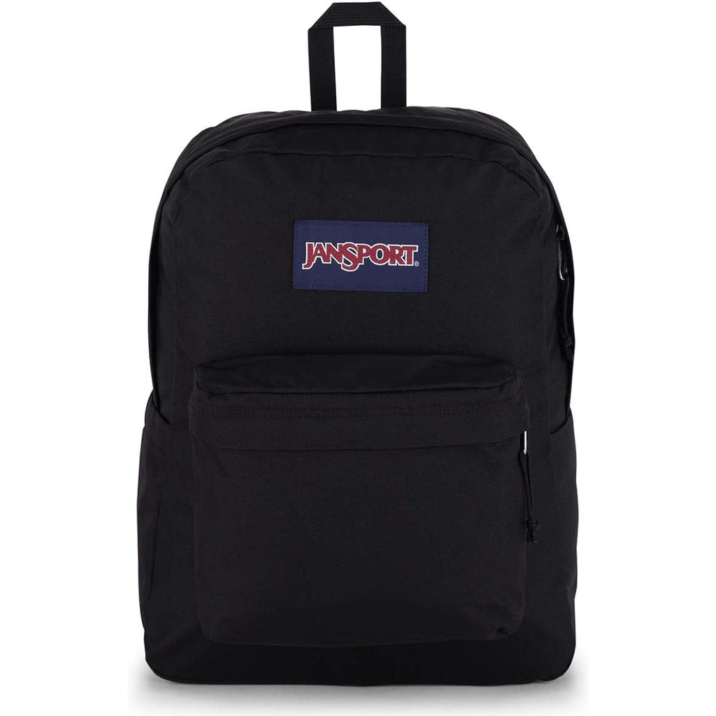 Jansport Superbreak Plus Backpack With Padded 15-Inch Laptop Sleeve And Integrated Bottle Pocket - Spacious And Durable Daypack For Work And Travel - Black