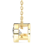 FRIENDLY DIAMONDS 0.75 Carat - 6 Carat IGI Certified Lab Grown Diamond | Globe Slider Lab Diamond Necklace In 14K Or 18K White, Yellow Or Rose Gold | EF-VS Quality