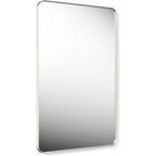 Kohler Essential 30 In. W X 45 In. H Rectangular Framed Wall Mount Bathroom Vanity Mirror In Brushed Nickel