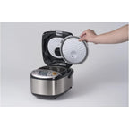 Zojirushi Micom 3-Cup Compact Size, Multiple Settings, Stainless Steel Made, Built-In Retractable Power Cord and Easy to Transport Rice Cooker and Warmer