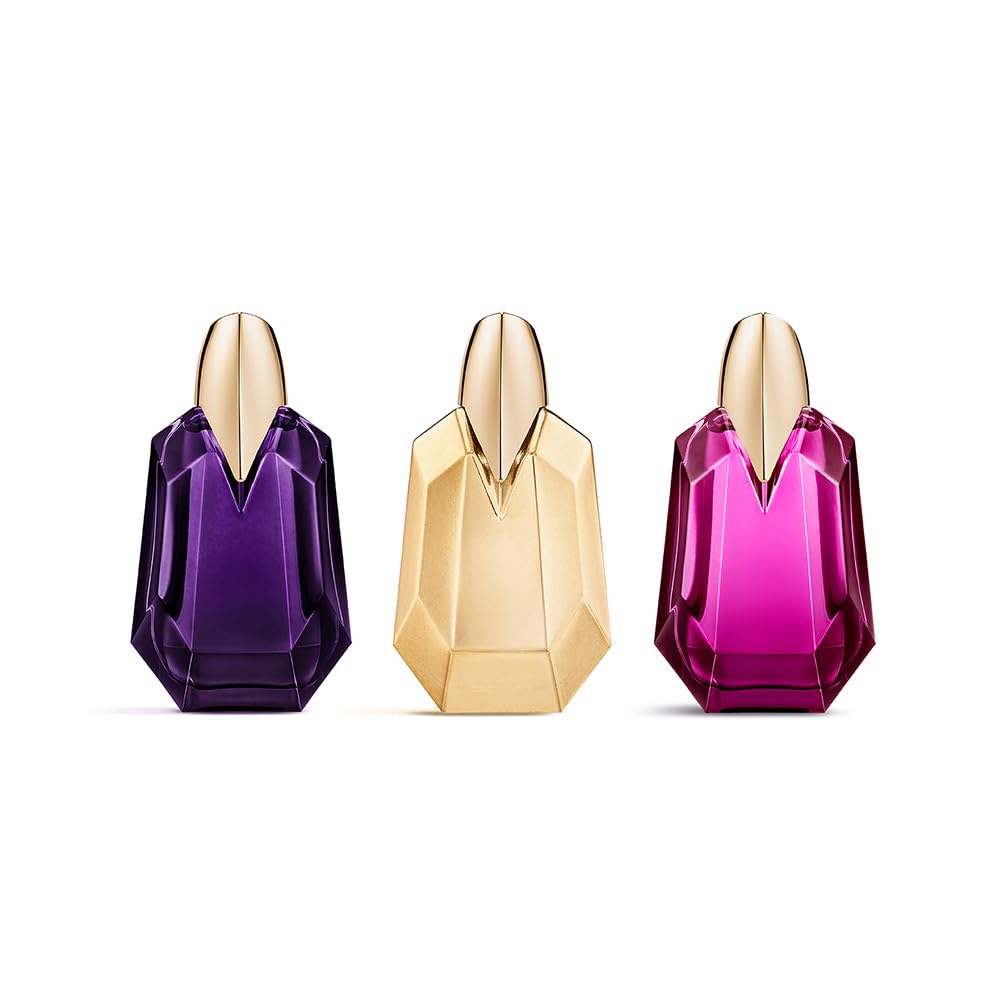 Mugler Alien Womens Perfume Discovery Set ($55.60 Value) - With Alien Eau de Parfum, Goddess & Pulp - 0.2 Fl Oz Mini Bottles - Perfect For Travel & Trial