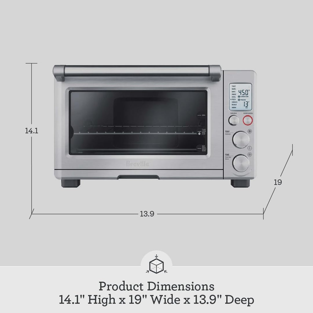Breville Bov800Xl Smart Oven Countertop Convection, Brushed Stainless Steel