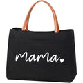 kifasyo Mom Mama Bag Mother Gifts Momlife Tote for Hospital, Shopping, Beach, Travel