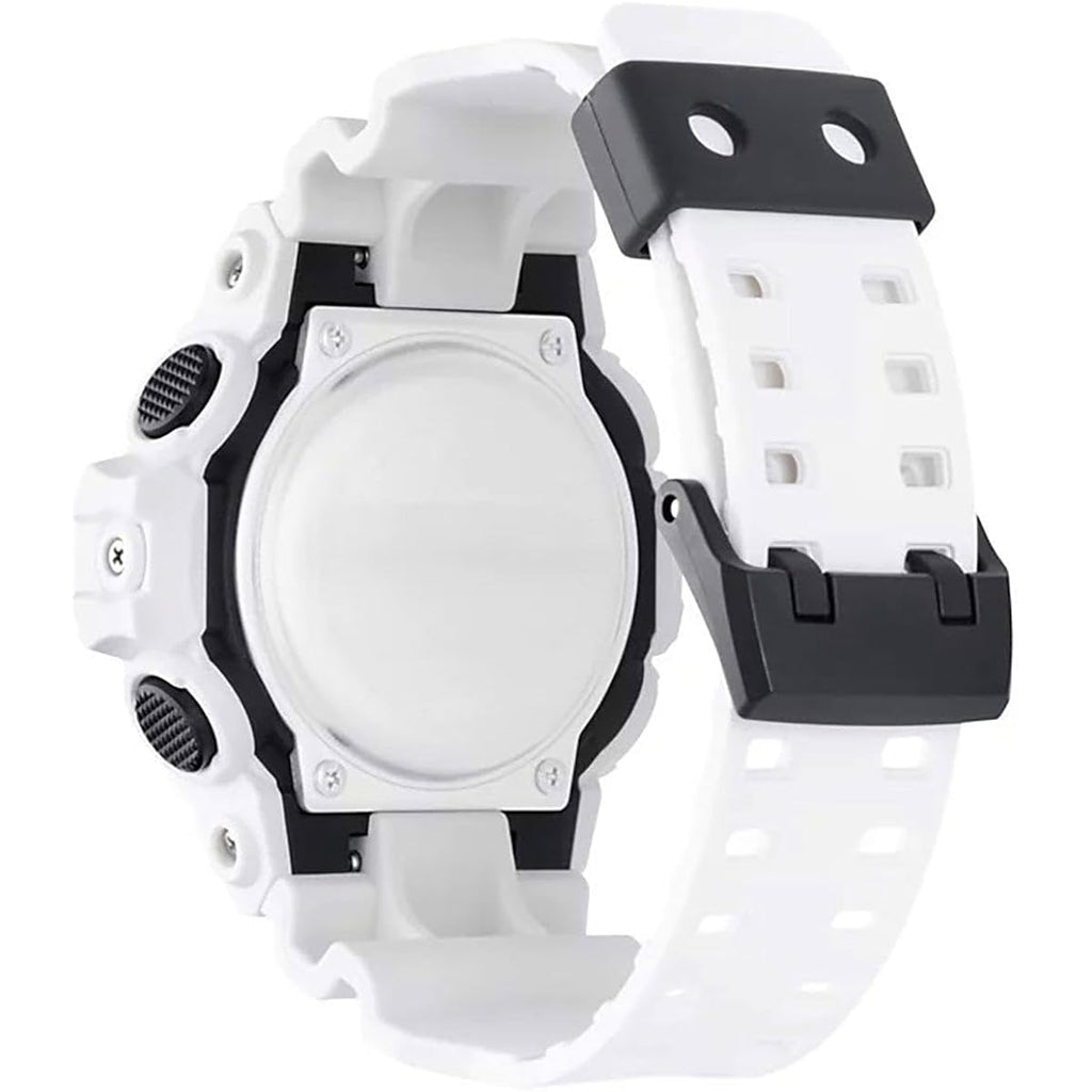 Casio Men'S 'G Shock' Quartz Resin Casual Watch, Color:White (Model: Ga-700-7Acr)