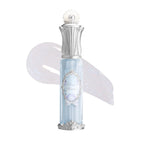 Flower Knows Shell's Jewel Nourishing Lip Glaze,Shimmery Clear Lip Gloss with Hyaluronic,Moisturizing Plumping Oil,Non-Sticky,0.16 Fl.Oz(P06 Lunar Jelly)