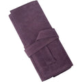 Creation Core Microfiber Fabric Salon Scissors Bag Roll Up Hair Tools Pouch For Stylist Barber Hairdressers, Purple