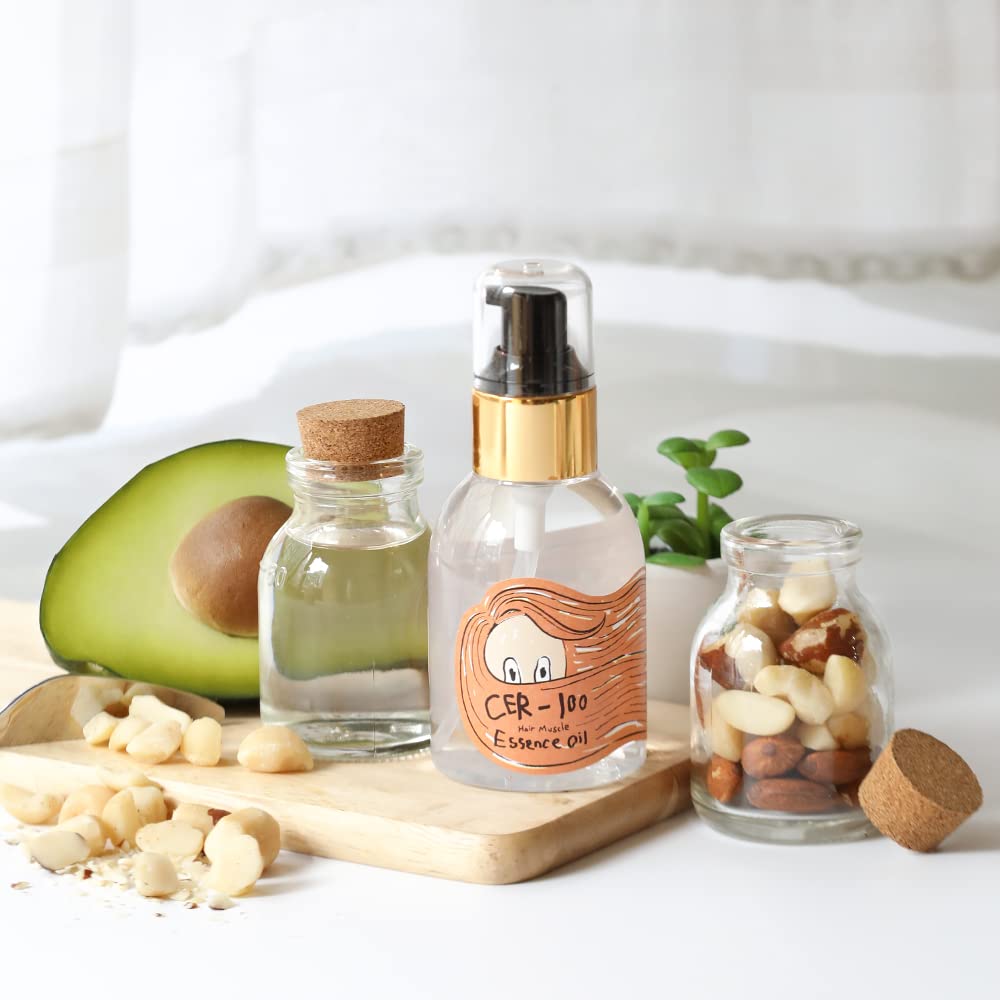 Elizavecca Cer-100 Hair Essence Oil - Leave-In Treatment For Dry Hair Growth - 100Ml K-Beauty