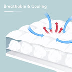 Mattress Topper Queen,Extra Thick Mattress Pad Cover For Back Pain,Cooling Mattress Protector With 8-21 Inch Deep Pocket,Overfilled Down Alternative Filling