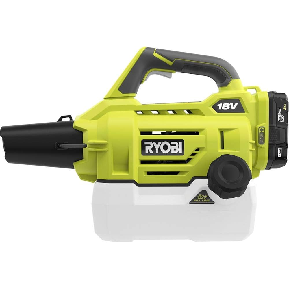 Ryobi Oneand 18V Cordless Battery Fogger/Mister With 2.0 Ah Battery And Charger P2850